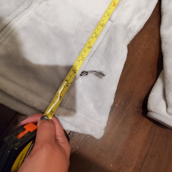 32 Degrees Heat Faux Fur Plush Full Zip Up Jacket size Large in Gray - Picture 5 of 8